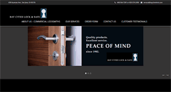 Desktop Screenshot of baycitieslock.com